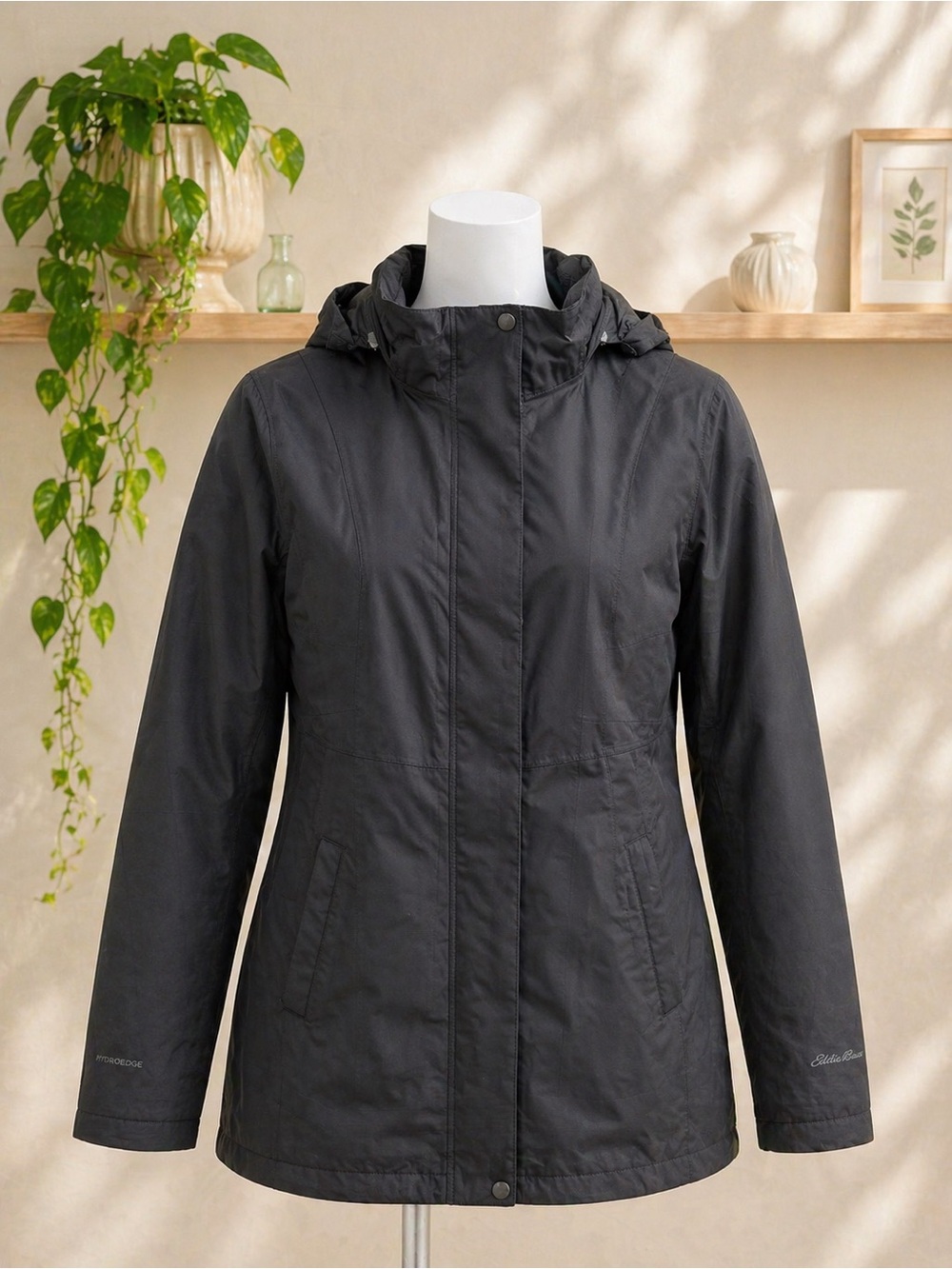 Eddie Bauer Women's Black Hooded Jacket
